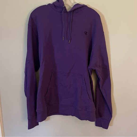 Champion Other - Purple Champion Hoodie with Front Pocket - Men’s L